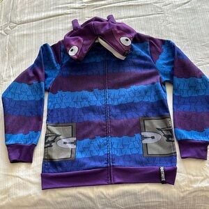Kids Purple and Blue Hoodie